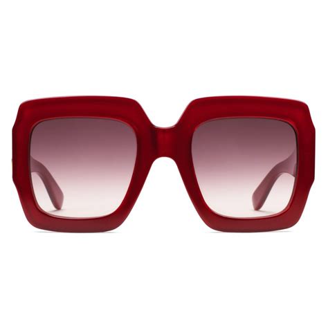 gucci sunglasses with red tear|red Gucci sunglasses with bee.